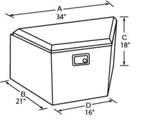 Load image into Gallery viewer, Lund Universal Alum Trailer Tongue Storage Box - White