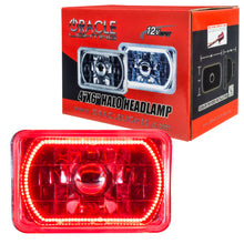 Cargar imagen en el visor de la galería, Oracle Pre-Installed Lights 4x6 IN. Sealed Beam - Red Halo