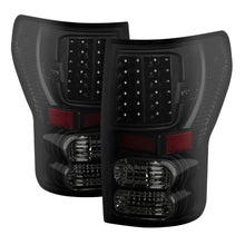 Cargar imagen en el visor de la galería, Xtune Toyota Tundra 07-13 LED Tail Lights Black Smoke ALT-JH-TTU07-LED-BKSM