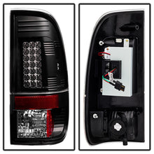 Cargar imagen en el visor de la galería, Spyder Ford Super Duty 08-15 LED Tail Lights Black ALT-YD-FS07-LED-BK