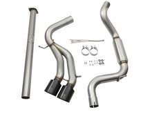 Cargar imagen en el visor de la galería, aFe Takeda 3in SS Exhaust Cat-Back 13-16 Ford Focus ST 2.0L Black Tips