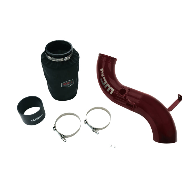 Wehrli 11-16 Chevrolet 6.6L LML Duramax 4in Intake Kit - WCFab Red