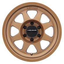 Cargar imagen en el visor de la galería, Method MR701 17x8.5 0mm Offset 6x5.5 106.25mm CB Method Bronze Wheel