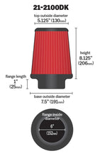 Cargar imagen en el visor de la galería, AEM 6 in DRY Flow Short Neck 9 in Element Filter