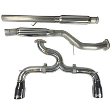 Cargar imagen en el visor de la galería, Injen 16-18 Ford Focus RS 3in Cat-Back Stainless Steel Exhaust w/ 4in Black Chrome Tips