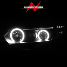 Cargar imagen en el visor de la galería, ANZO 2006-2011 Honda Civic Projector Headlights w/ Halo Black (CCFL)