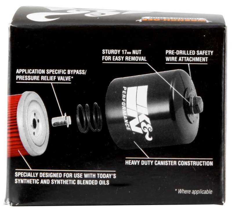 K&N Yamaha / KYMCO 2.813in OD x 2.469in H Oil Filter