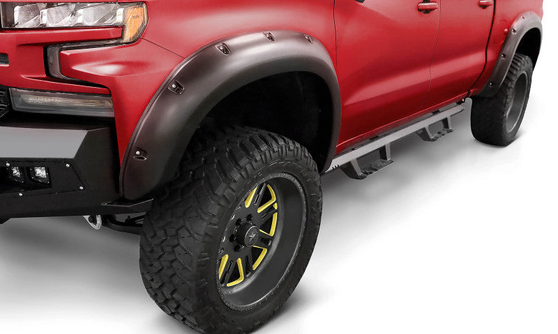 Stampede 19-21 Chevy Silverado 1500 78.8/97.8in Bed Ruff Riderz Fender Flares 4pc Smooth