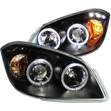 Cargar imagen en el visor de la galería, ANZO 2005-2010 Chevrolet Cobalt Projector Headlights w/ Halo Black w/ LED