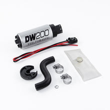 Cargar imagen en el visor de la galería, DeatschWerks 85-97 Ford Mustang 255 LPH DW200 In-Tank Fuel Pump w/ Install Kit