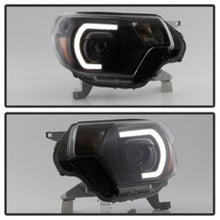 Cargar imagen en el visor de la galería, xTune Toyota Tacoma 12-15 Headlights - Light Bar DRL - Black PRO-JH-TTA12-LBDRL-BK