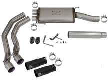 Cargar imagen en el visor de la galería, aFe Rebel Exhausts Cat-Back SS Ford F-150 04-08 V8 4.6/5.4L w/ Black Tips