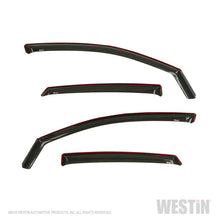 Cargar imagen en el visor de la galería, Westin 2016-2018 Honda Civic Sedan Wade In-Channel Wind Deflector 4pc - Smoke