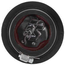 Cargar imagen en el visor de la galería, K&amp;N 1.75in Flange ID x 3in OD x 2.5in H Chrome Finish Rubber Base Crankcase Vent Filter