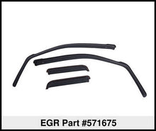 Cargar imagen en el visor de la galería, EGR 14+ Chev Silverado/GMC Sierra Dbl Cab In-Channel Window Visors - Set of 4 - Matte (571675)