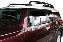 Cargar imagen en el visor de la galería, AVS 07-14 Toyota FJ Cruiser Ventvisor Outside Mount Window Deflectors 2pc - Smoke