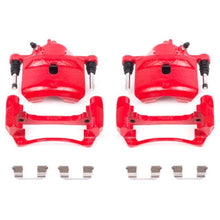 Cargar imagen en el visor de la galería, Power Stop 98-02 Honda Accord Front Red Calipers w/Brackets - Pair