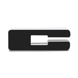 ORACLE Lighting Universal Illuminated LED Letter Badges - Matte Blk Surface Finish - C