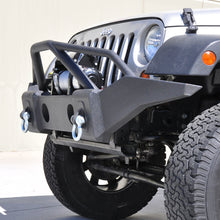 Cargar imagen en el visor de la galería, DV8 Offroad 07-18 Jeep Wrangler JK/JL FS-1 Full Length Steel Front Bumper