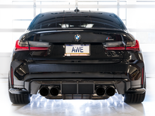 Cargar imagen en el visor de la galería, AWE SwitchPath Catback Exhaust for BMW G8X M3/M4 - Diamond Black Tips