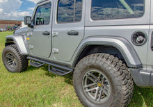 Cargar imagen en el visor de la galería, N-Fab Podium LG 2019 Jeep Wrangler JT 4DR Truck - Full Length - Tex. Black - 3in