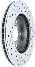 Cargar imagen en el visor de la galería, StopTech Select Sport 97-01 Acura Integra Sport Drilled &amp; Slotted Right Rotor