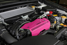 Cargar imagen en el visor de la galería, PERRIN 22-26 Subaru WRX Pulley Cover - Hyper Pink (TALL - For Use w/o PERRIN AOS)