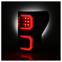 Cargar imagen en el visor de la galería, Spyder 07-13 Toyota Tundra V2 Light Bar LED Tail Lights - Smoke ALT-YD-TTU07V2-LB-BSM