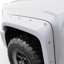 Cargar imagen en el visor de la galería, EGR 14+ Chev Silverado 6-8ft Bed Bolt-On Look Color Match Fender Flares - Set - Summit White