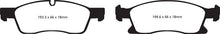 Cargar imagen en el visor de la galería, EBC 11+ Dodge Durango 3.6 Yellowstuff Front Brake Pads