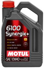 Load image into Gallery viewer, Motul 5L Technosynthese Engine Oil 6100 SYNERGIE+ 10W40 4X5L