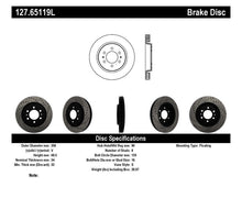 Cargar imagen en el visor de la galería, StopTech Slotted &amp; Drilled Sport Brake Rotor