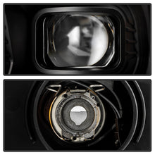 Cargar imagen en el visor de la galería, Spyder 19-22 Dodge Ram 2500 (Halogen Only) Projector Headlights - Black PRO-YD-DR19HDHALSI-SEQ-BK