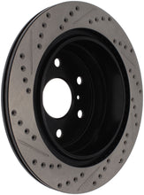 Cargar imagen en el visor de la galería, StopTech 07-10 GMC Sierra (w/ Rear Drum) / 07-09 GMC Yukon Rear Left Slotted &amp; Drilled Rotor