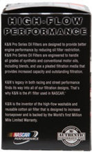 Load image into Gallery viewer, K&amp;N Oil Filter for Ford/Lincoln/Mercury/Mazda/Chrysler/Dodge/Jeep/Jaguar 3in OD x 5.063in H