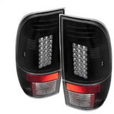 Spyder Ford F150 side 97-03/F250/350/450 Super Duty 99-07 LED Tail Lights Blk ALT-YD-FF15097-LED-BK