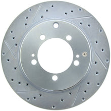 Cargar imagen en el visor de la galería, StopTech Select Sport Drilled &amp; Slotted Rotor - Front Left