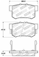 Cargar imagen en el visor de la galería, StopTech Street Touring 00-09 Honda S2000 / 92-07 Accord / 04-10 TSX Rear Brake Pads