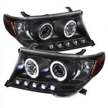 Cargar imagen en el visor de la galería, Spyder Toyota Land Cruiser 08-11 Projector Headlights LED Halo LED Blk PRO-YD-TLAND08-HL-BK