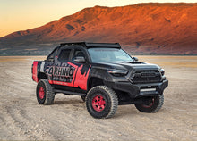 Cargar imagen en el visor de la galería, Go Rhino 16-21 Tacoma Element Front Bumper w/ Power Actuated Hide-away Light Bar Mount Tex Black