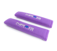 Cargar imagen en el visor de la galería, NRG Seat Belt Pads 2.7in (Wide) X 11in - Purple(2 Piece) Short