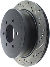 Cargar imagen en el visor de la galería, StopTech 04-09 Ford F150 / 06-08 Lincoln Mark LT Rear Left Slotted &amp; Drilled Rotor