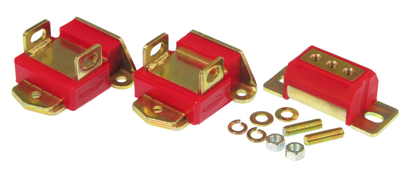 Prothane GM Motor & Trans Mount Kit - Red