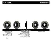 Cargar imagen en el visor de la galería, StopTech Slotted &amp; Drilled Sport Brake Rotor