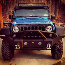 Cargar imagen en el visor de la galería, DV8 Offroad 07-18 Jeep Wrangler JK/JL FS-1 Full Length Steel Front Bumper
