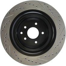 Cargar imagen en el visor de la galería, StopTech Infiniti G37 / Nissan 370Z SportStop Slotted &amp; Drilled Rear Right Rotor