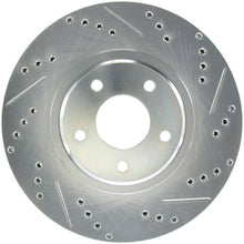 Cargar imagen en el visor de la galería, StopTech Select Sport Select Sport Nissan Slotted and Drilled Left Front Rotor