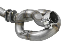 Cargar imagen en el visor de la galería, aFe POWER Twisted Steel Y-Pipe w/ Loop Relocation Pipe 12-18 Jeep Wrangler (JK) V6 3.6L