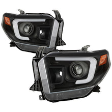 Cargar imagen en el visor de la galería, Spyder 14-17 Toyota Tundra(SR/SR5) Light Bar Projector Headlights - LED - Black PRO-YD-TTU14AP-BK