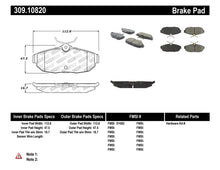 Cargar imagen en el visor de la galería, StopTech Performance 05-09 Ford Mustang Cobra/Mach 1 V6/GT / 10 Shelby/Shelby GT Rear Brake Pads